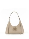 Hobo bag T Timeless in beige leather