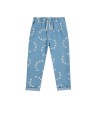 All over logo trousers