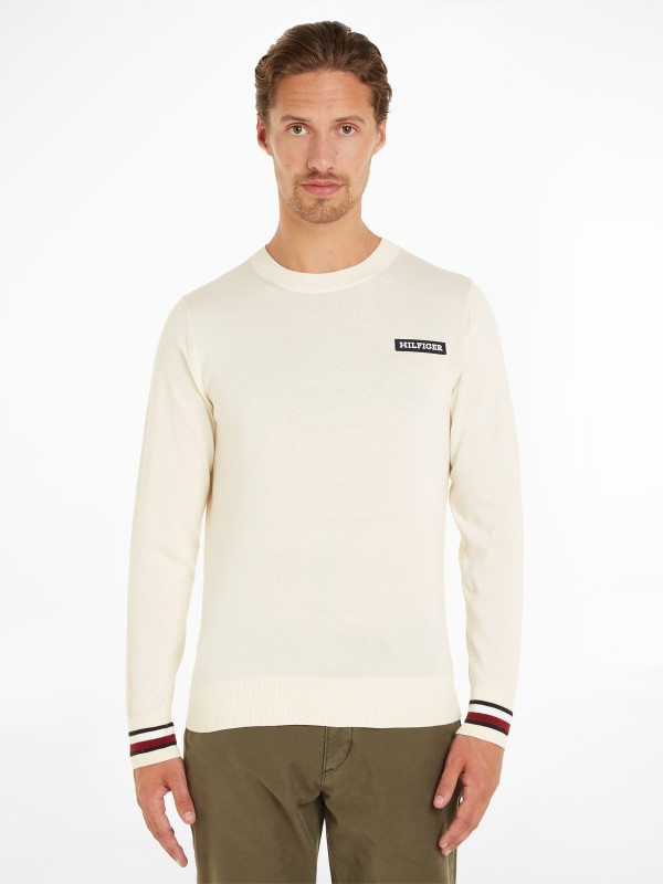 Global Stripe pullover with logo