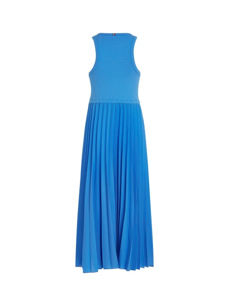 Sleeveless midi dress with pleated 2