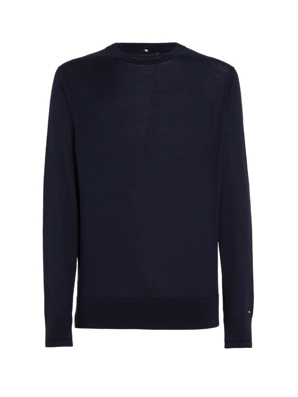 Navy blue crew neck sweater