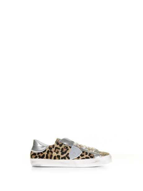 Kids leopard low sneaker