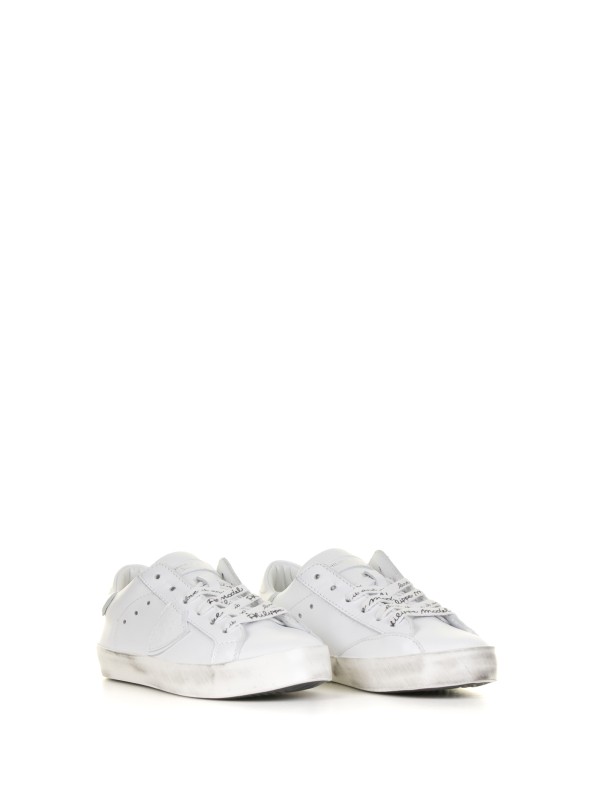 Sneaker bassa Kids in pelle