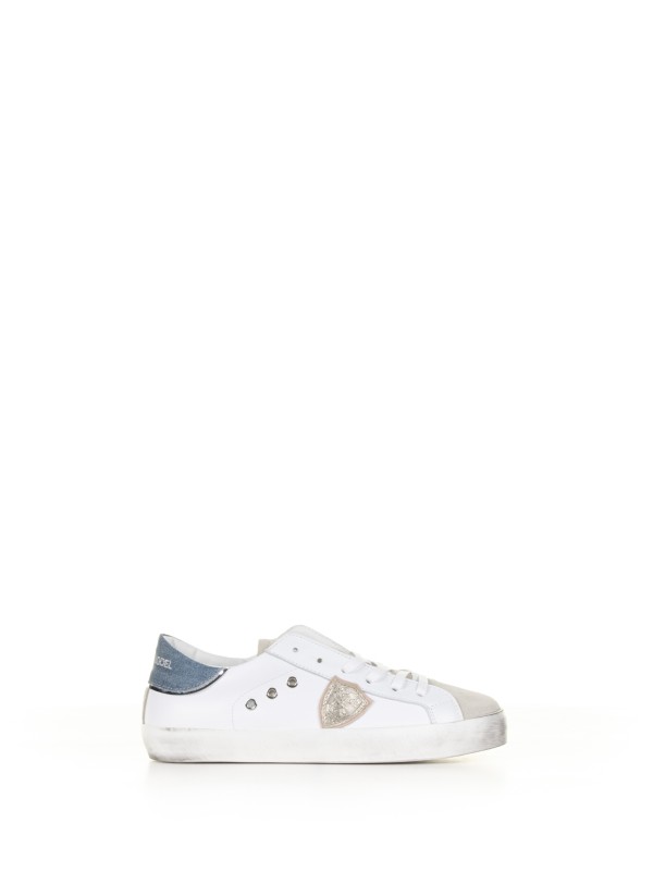 Sneaker bassa Kids con tallone blu Sneaker bassa Kids con tallone blu