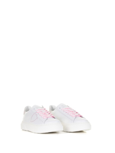 Sneaker Temple Kids bianco rosa 2