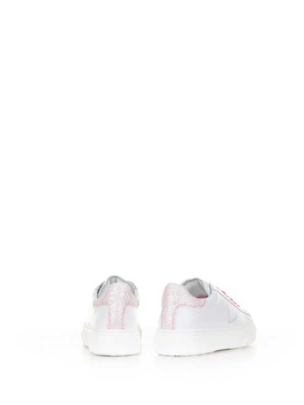 Sneaker Temple Kids bianco rosa