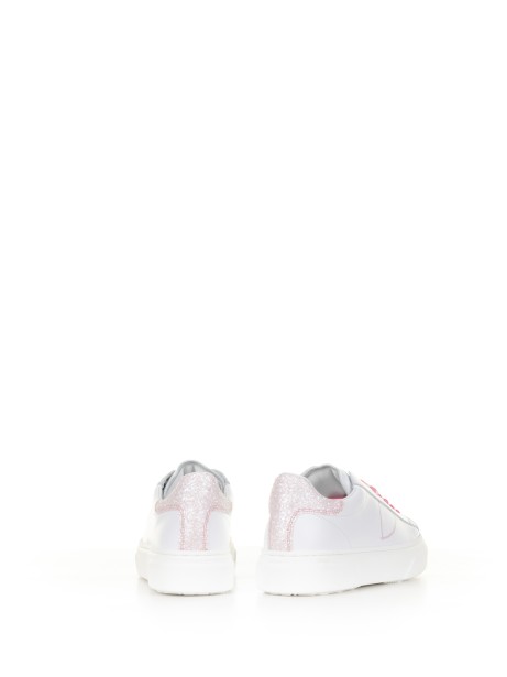 Sneaker Temple Kids bianco rosa