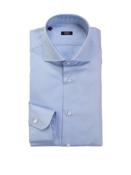 Camicia a maniche lunghe azzurra