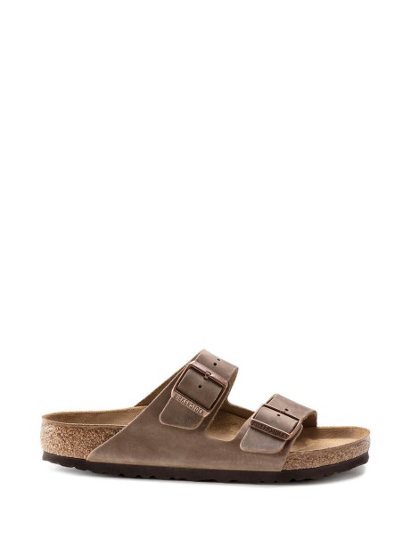 Arizona tobacco slipper in oiled leather Arizona tobacco slipper in oiled leather