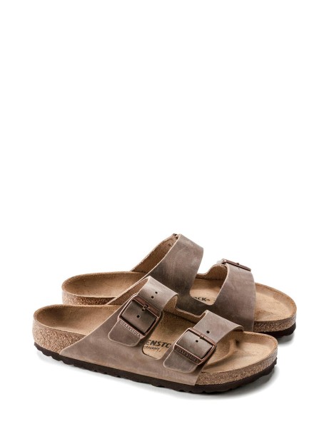 Arizona tobacco slipper in oiled leather 2