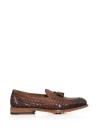 Loafer in woven leather