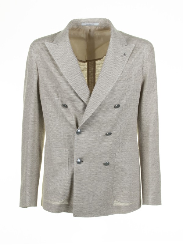 Giacca doppiopetto beige Giacca doppiopetto beige