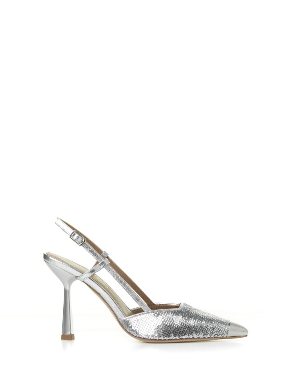 Slingback pumps with sequins Slingback pumps with sequins