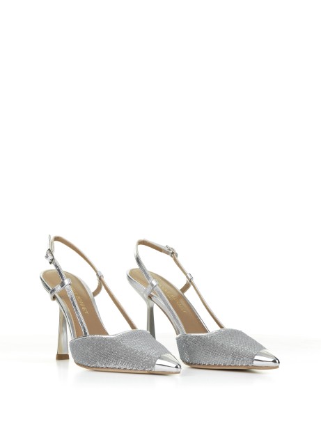 Slingback pumps with sequins 2