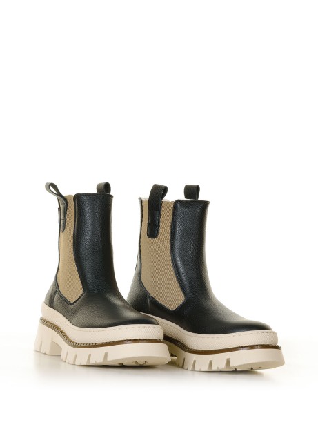 Leather biker boot 2