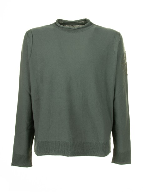 Maglia girocollo verde