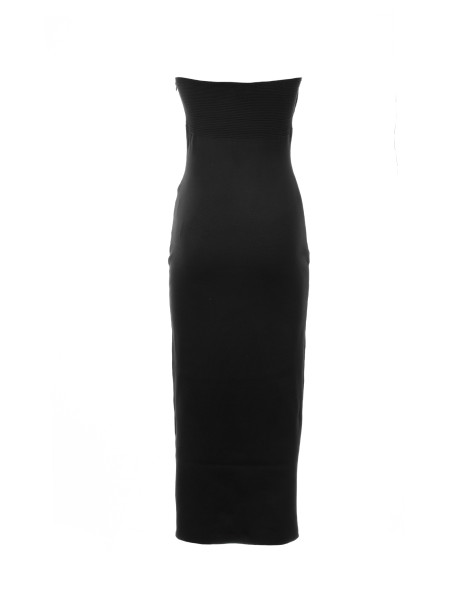 Open shoulder midi dress