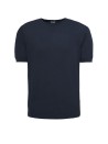 Navy blue cotton T-shirt