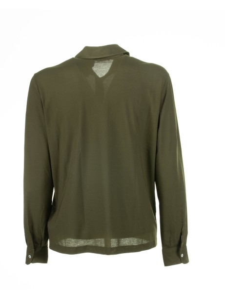 Camicia a maniche lunghe verde 2