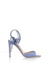 Sandal in nappa leather with ankle strap