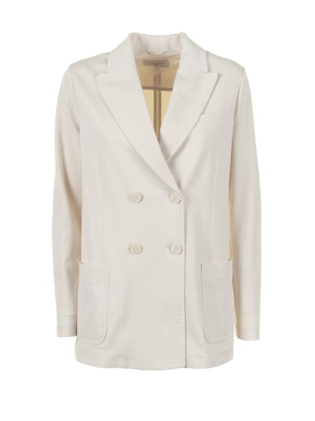 Double-breasted jacket with pockets