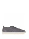 Sneaker grigia in pelle