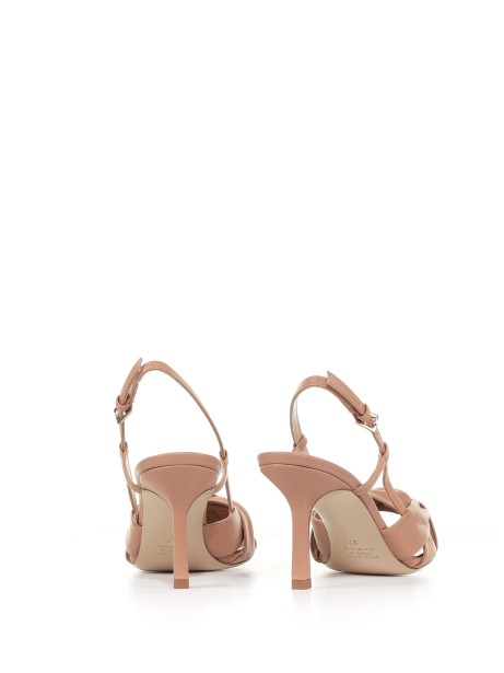 Nappa leather sandal