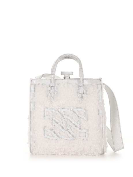 Ale Yeti shopping bag with eco fur