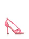 Pink nappa leather sandals