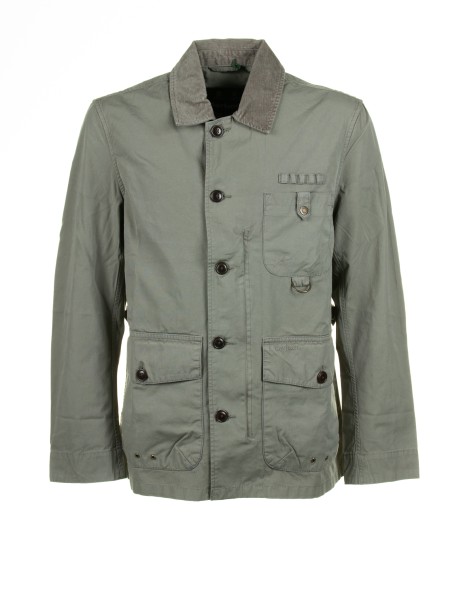 Cotton jacket with pockets and buttons Cotton jacket with pockets and buttons