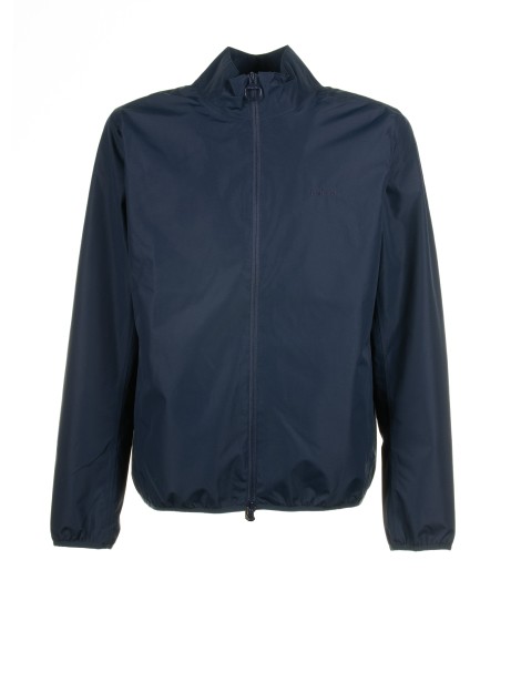 Navy blue jacket with zip