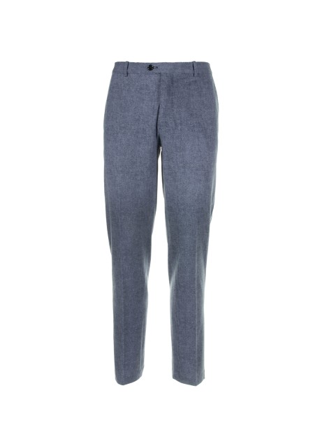 Indigo chino trousers