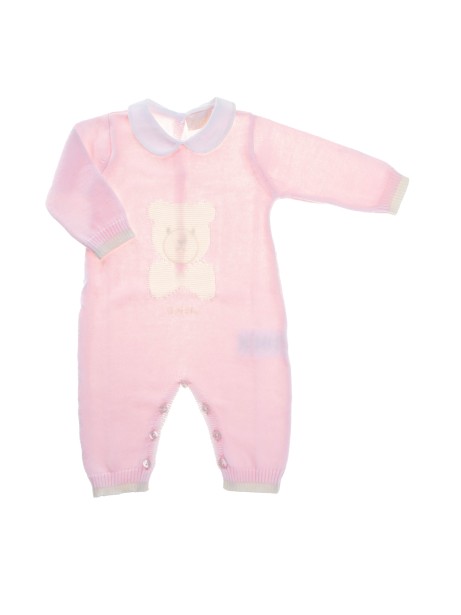 Pink newborn cotton onesie