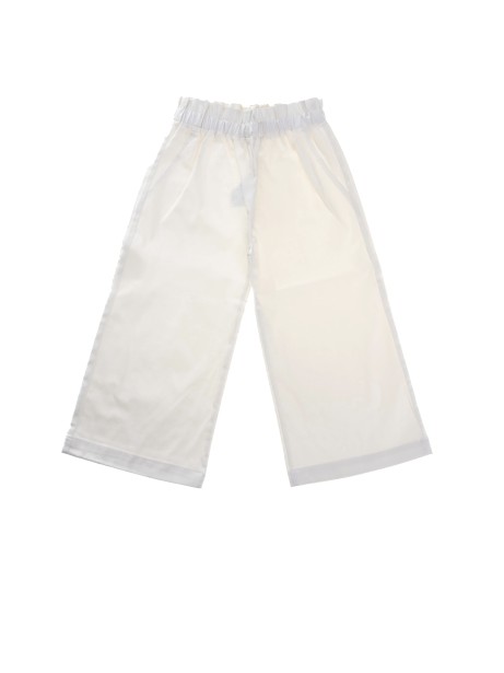 Pantalone bianco a palazzo