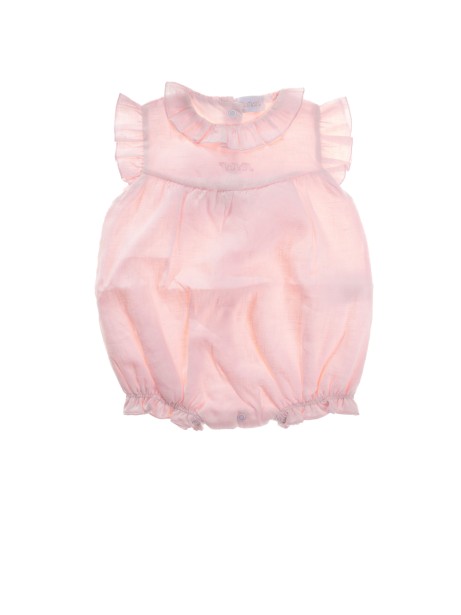 Pink baby romper