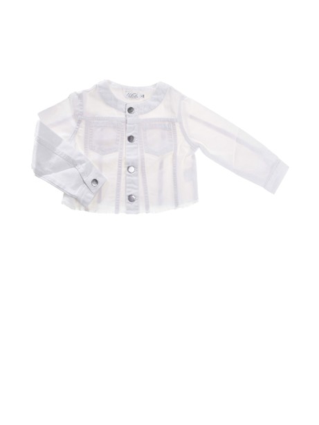 White jacket with buttons White jacket with buttons