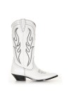 White Santa Fe Texan boot in cowboy style