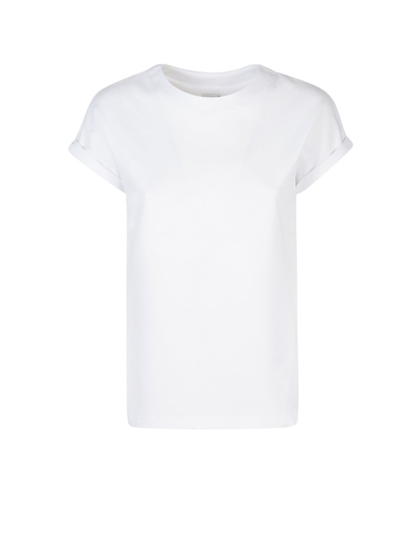 T-shirt bianca in cotone
