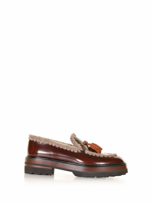 Brera loafer with contrasting profiles Brera loafer with contrasting profiles