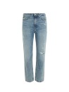 Classics cropped straight fit high-waisted jeans