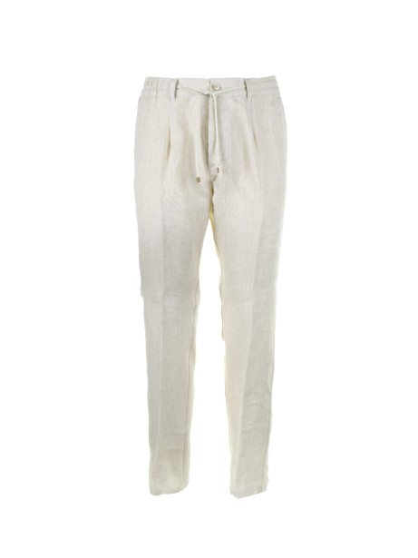 Pantalone Mitte bianco in lino