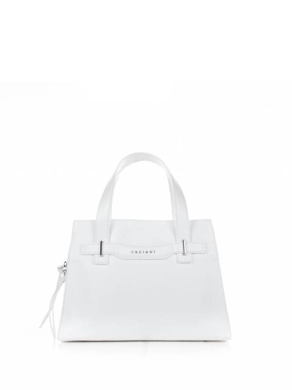 Posh Medium white handbag with shoulder strap