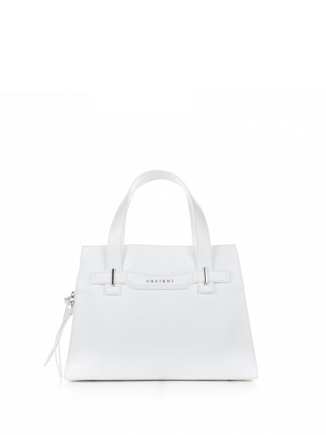 Posh Medium white handbag with shoulder strap