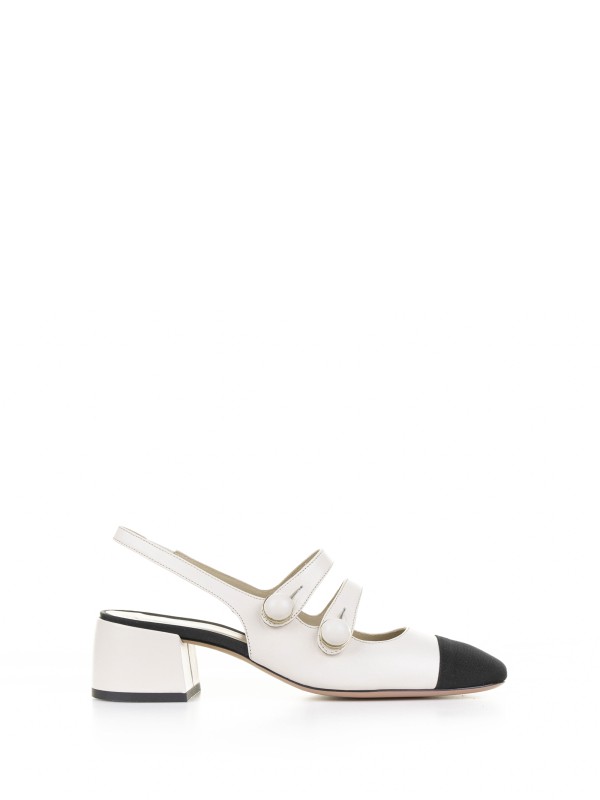 Chanel Slingback double leather strap Chanel Slingback double leather strap