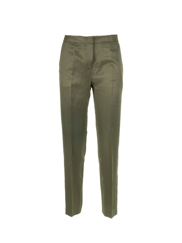 Military green slim trousers Military green slim trousers