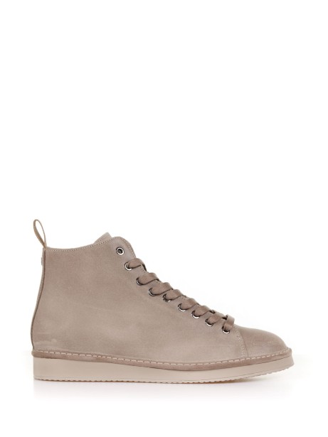 Waxed Suede P01 ankle boots