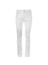 Pantalone 5 tasche bianco in cotone