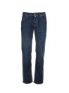 Jeans in denim blu scuro