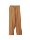 Jogging trousers in linen and viscose