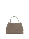 Eleanor satchel in grained leather